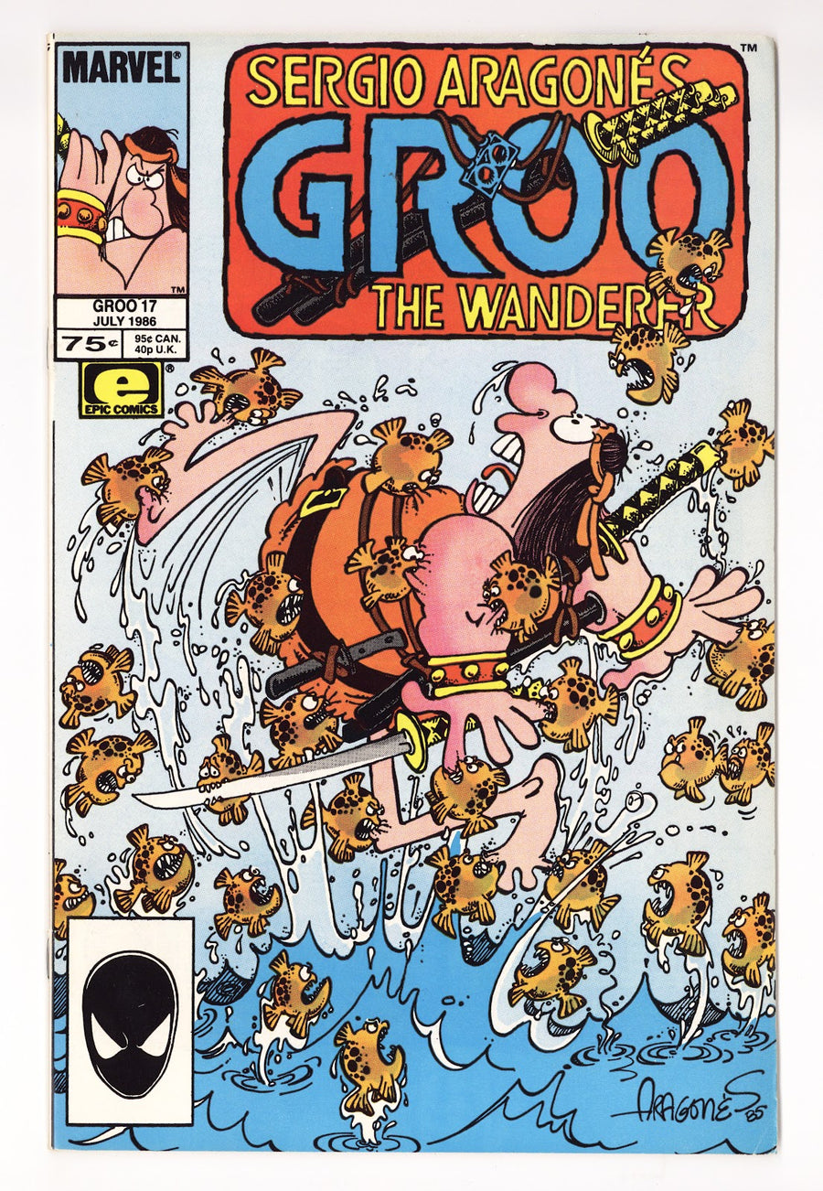 Sergio Aragones Groo the Wanderer Vol 2 17  Mid Grade   (1986)