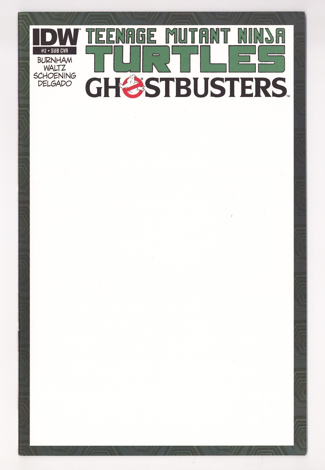 Teenage Mutant Ninja Turtles / Ghostbusters   2  NM- (9.2)   (2014) Blank  Variant
