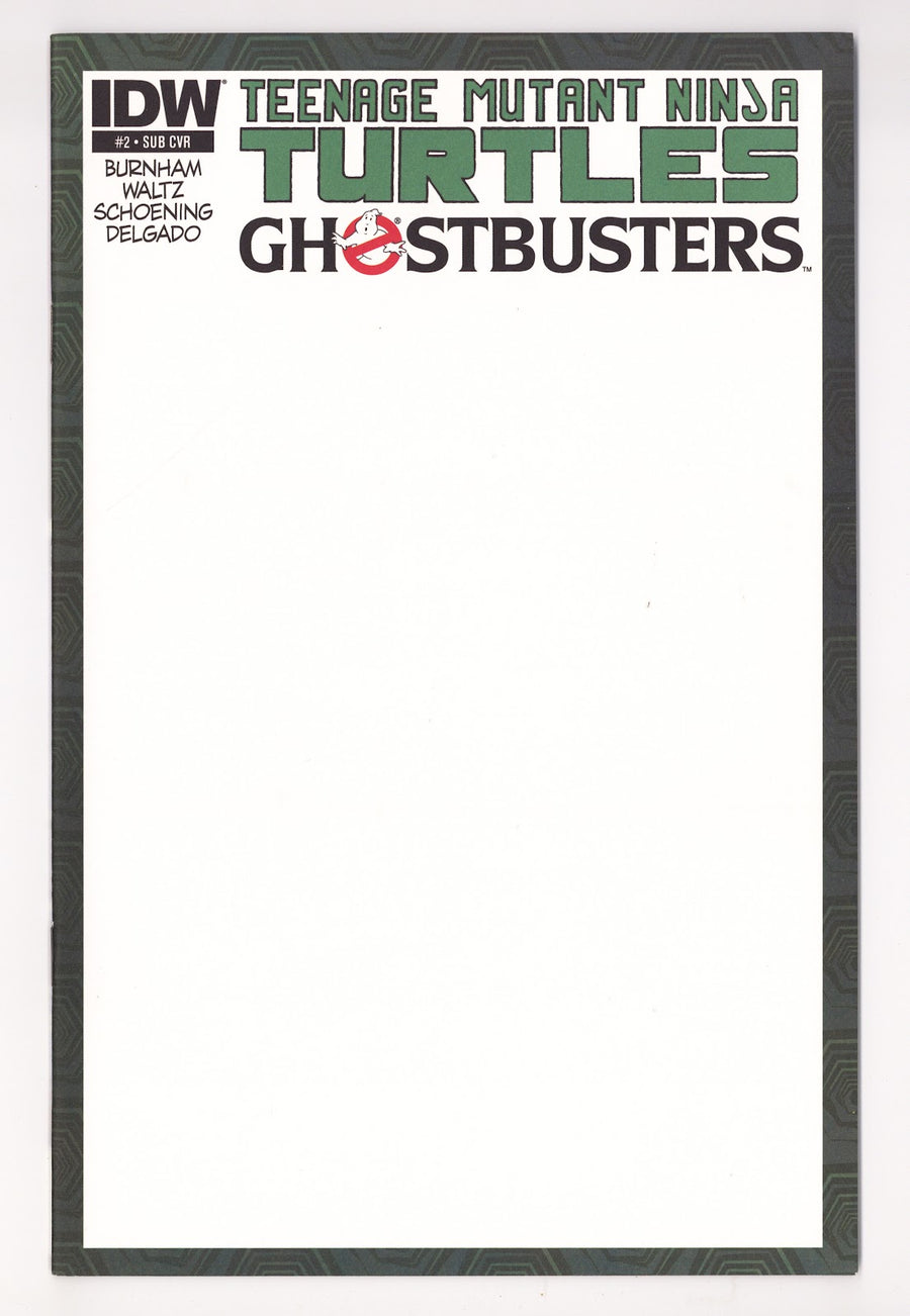Teenage Mutant Ninja Turtles / Ghostbusters   2  NM- (9.2)   (2014) Blank  Variant