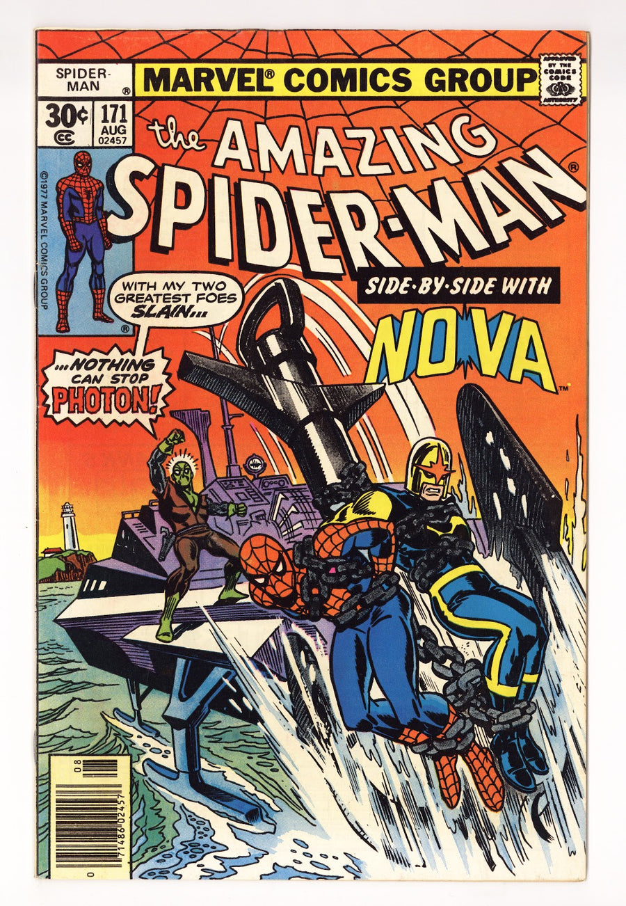 The Amazing Spider-Man Vol 1 171  FN (6.0)   (1977)   30¢