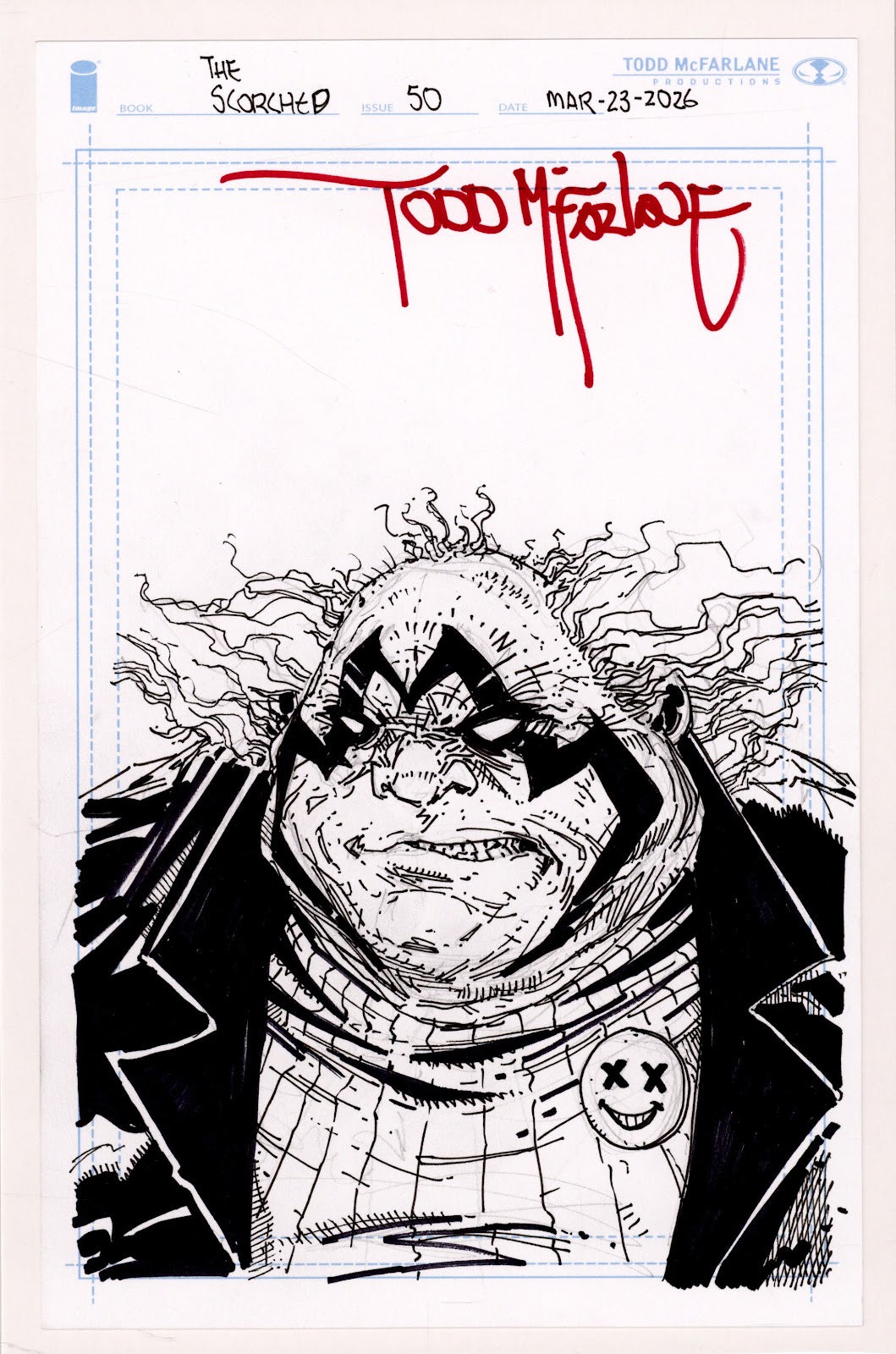 Spawn Scorched   50   Todd McFarlane Original Art Incentive  (2026)     