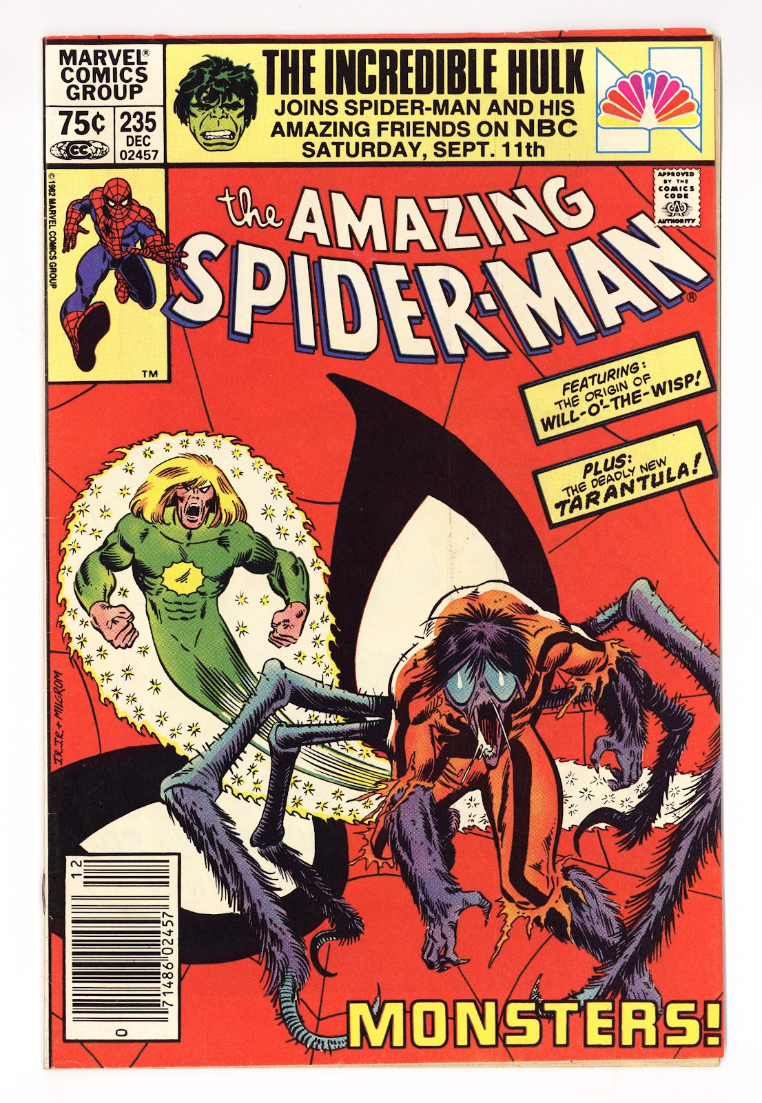 The Amazing Spider-Man Vol 1 235 Low Grade (1982) Canadian Price Variant 