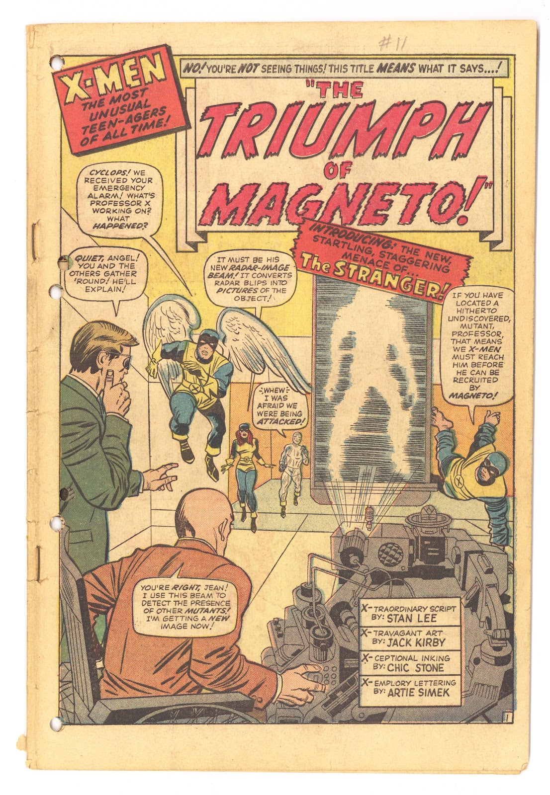 The X-Men Vol 1 11 Coverless (1965) 