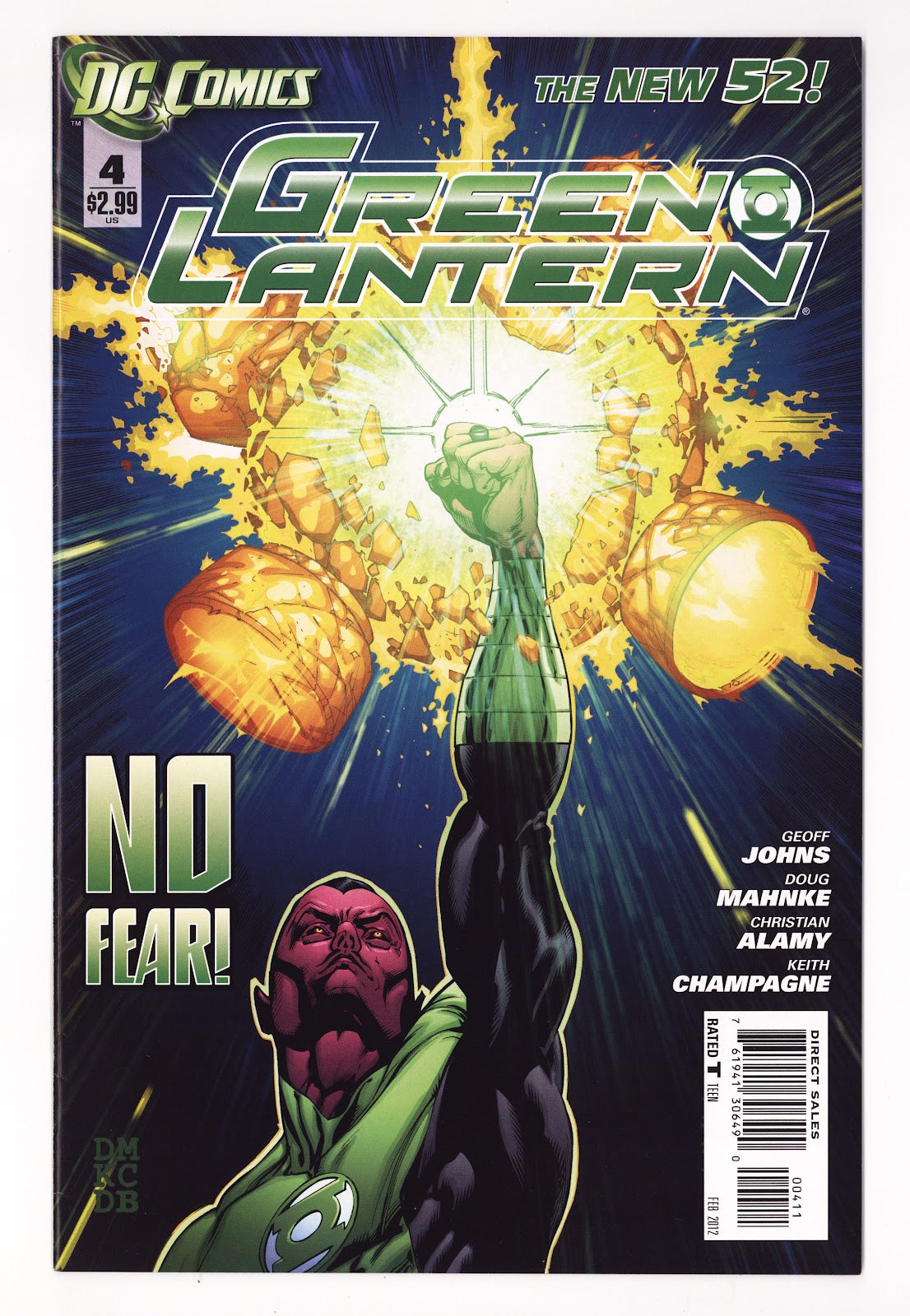 Green Lantern Vol 5 4 Mid Grade (2012) 