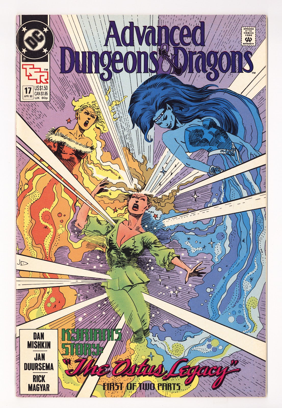 Advanced Dungeons & Dragons Comic Book 18 High Grade (1990) Direct 