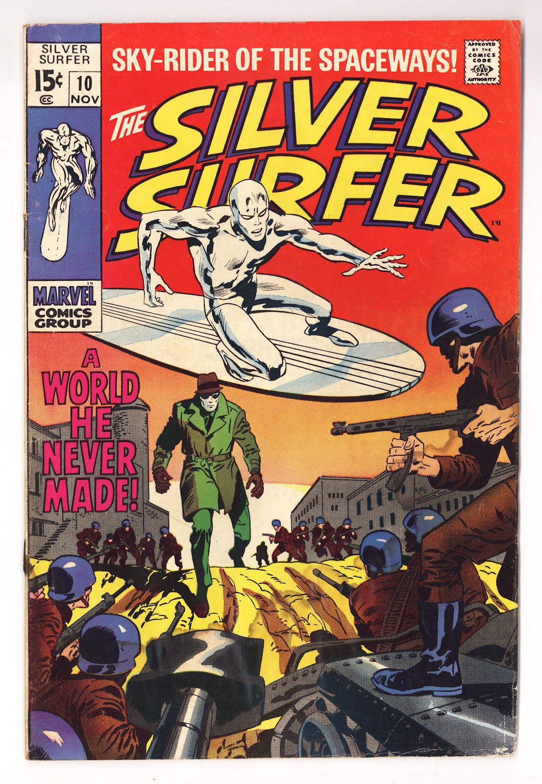 The Silver Surfer Vol 1 10 GD/VG (3.0) (1969)  