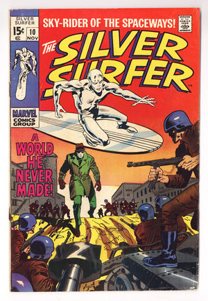 The Silver Surfer Vol 1 10 GD/VG (3.0) (1969)
