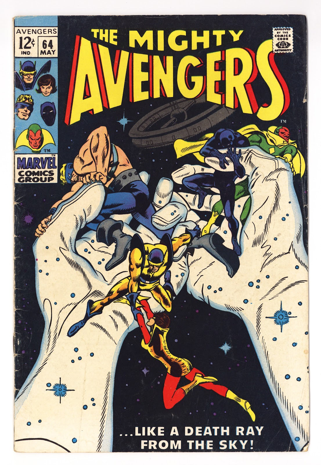 The Avengers Vol 1 64 VG+ (4.5) (1969) 