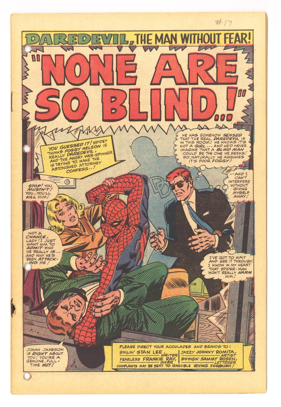 Daredevil Vol 1 17 Coverless (1966) 
