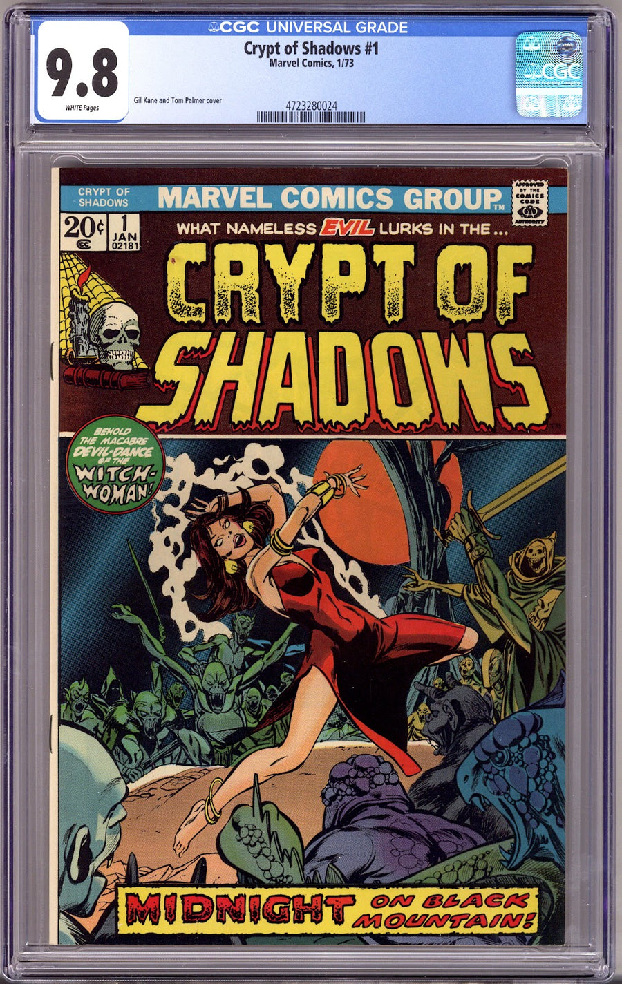Crypt of Shadows Vol 1 1 CGC 9.8 (NM/M)   (1973)