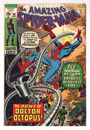 The Amazing Spider-Man Vol 1 88 FN- (5.5) (1970)