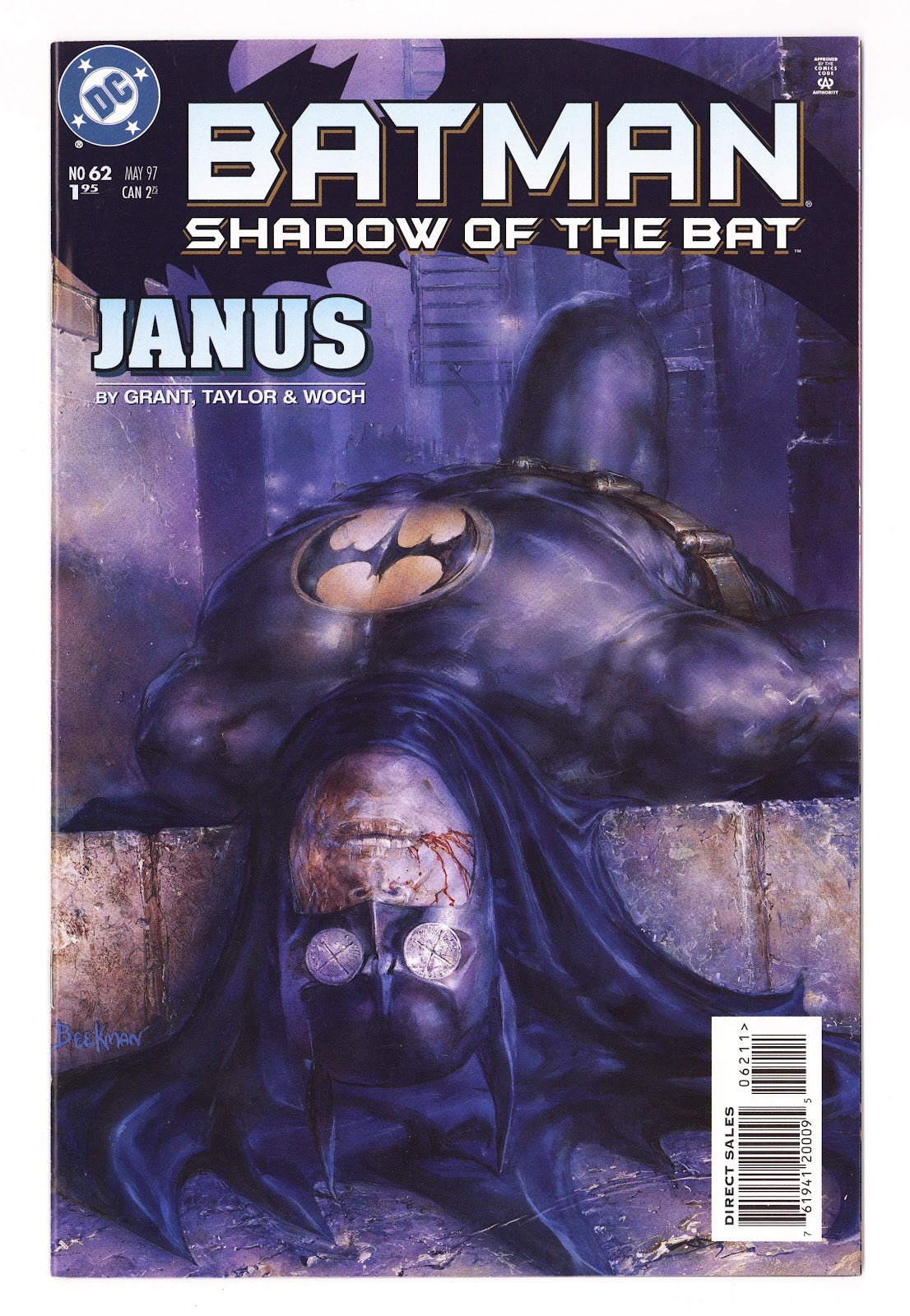 Batman: Shadow of the Bat   62  High Grade   (1997)   Direct Sales  