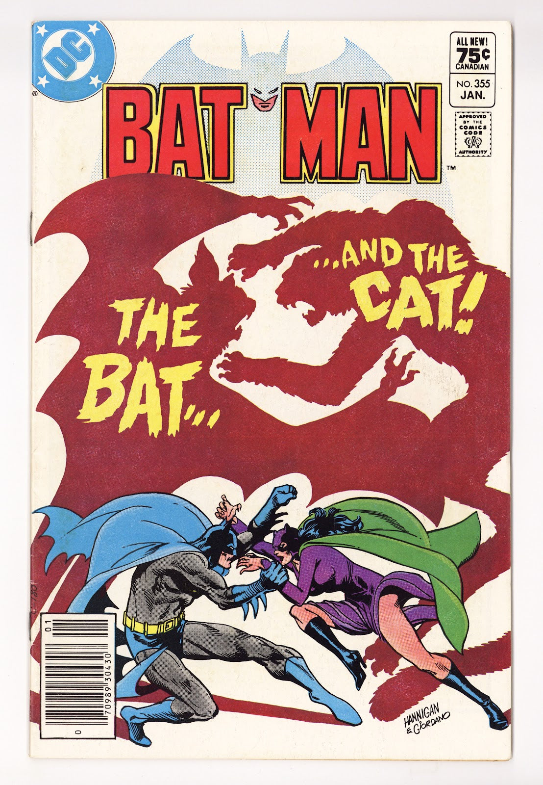 Batman Vol 1 355 Low Grade (1983) Canadian Price Variant 