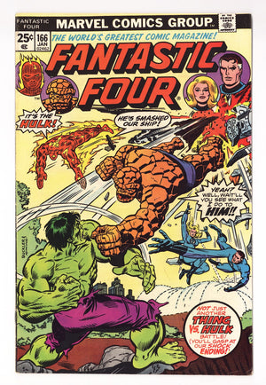 Fantastic Four Vol 1 166 Low Grade (1976)