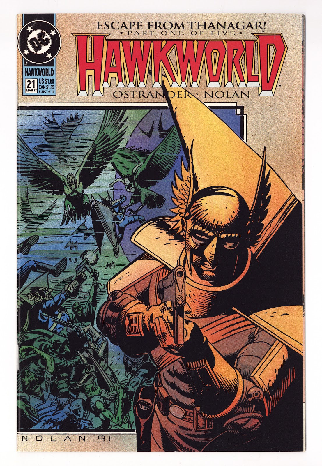 Hawkworld Vol 2 21  High Grade   (1992)     