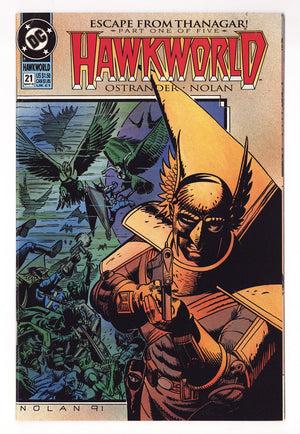 Hawkworld Vol 2 21  High Grade   (1992)