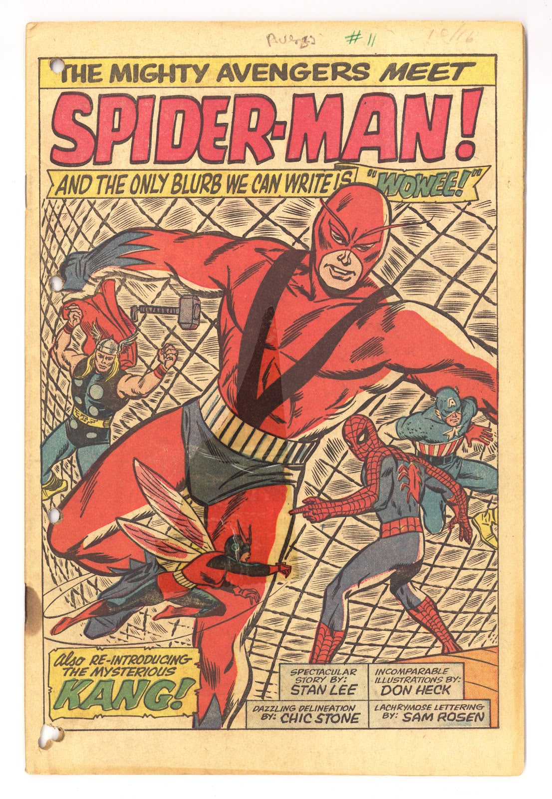 The Avengers Vol 1 11 Coverless (1964) 