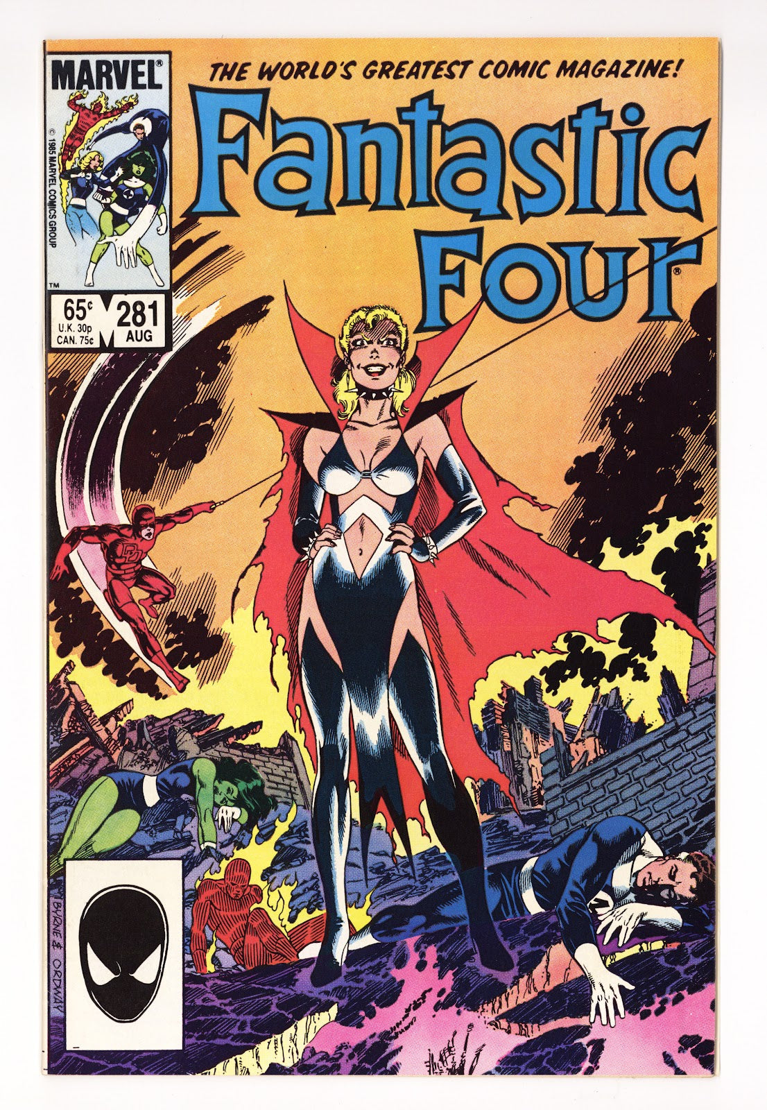 Fantastic Four Vol 1 281 Mid Grade (1985) 