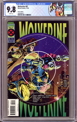 Wolverine Vol 2 87 CGC 9.8 (NM/M) (1994)