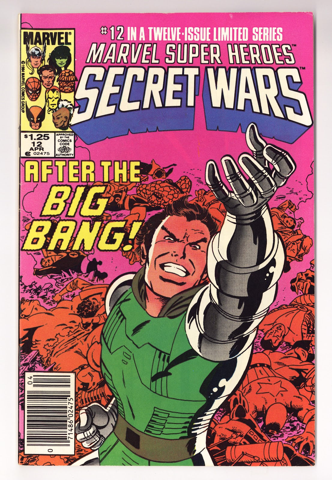Marvel Super-Heroes Secret Wars Vol 1 12 VG (4.0) (1985) Canadian Price Variant 