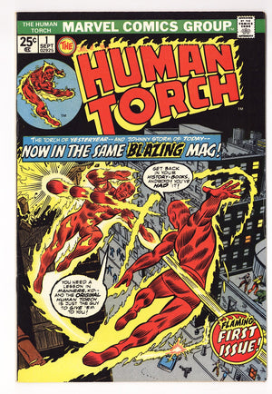 The Human Torch Vol 2 1 FN/VF (7.0) (1974)