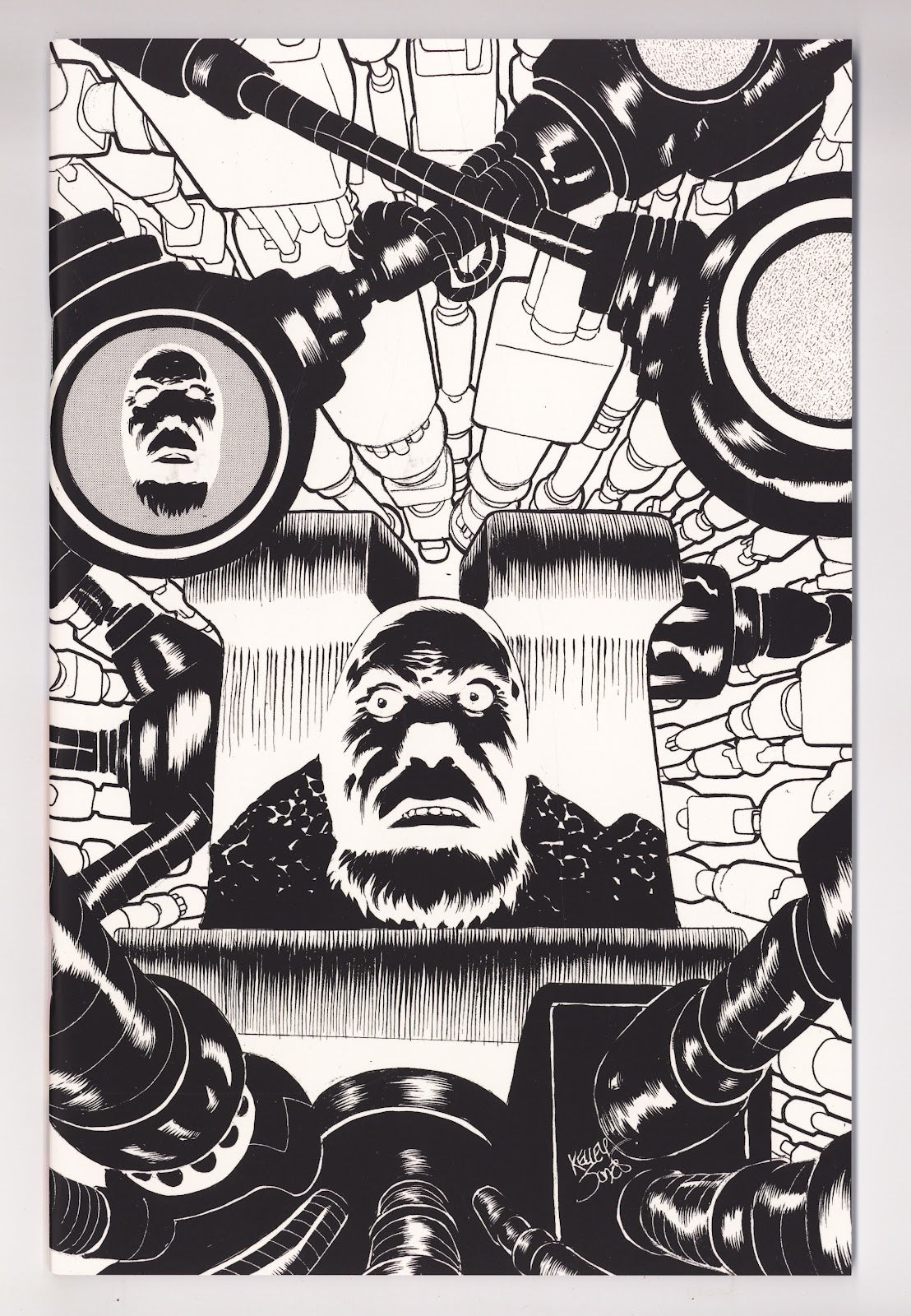 Faceless And The Family Maze Of The Mechanical Aliens 1 Jones B&W Incentive NM- (2026)