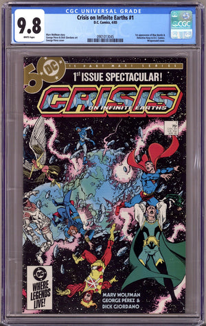Crisis on Infinite Earths 1 CGC 9.8 (NM/M) (1985)