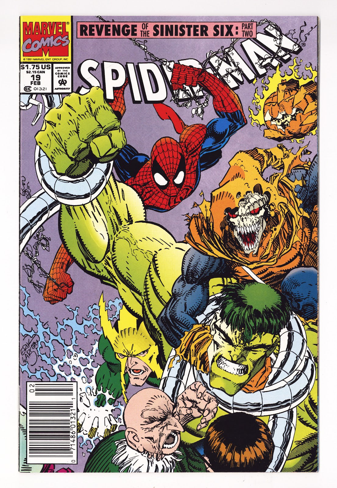 Spider-Man Vol 1 19 High Grade (1992) Newsstand 