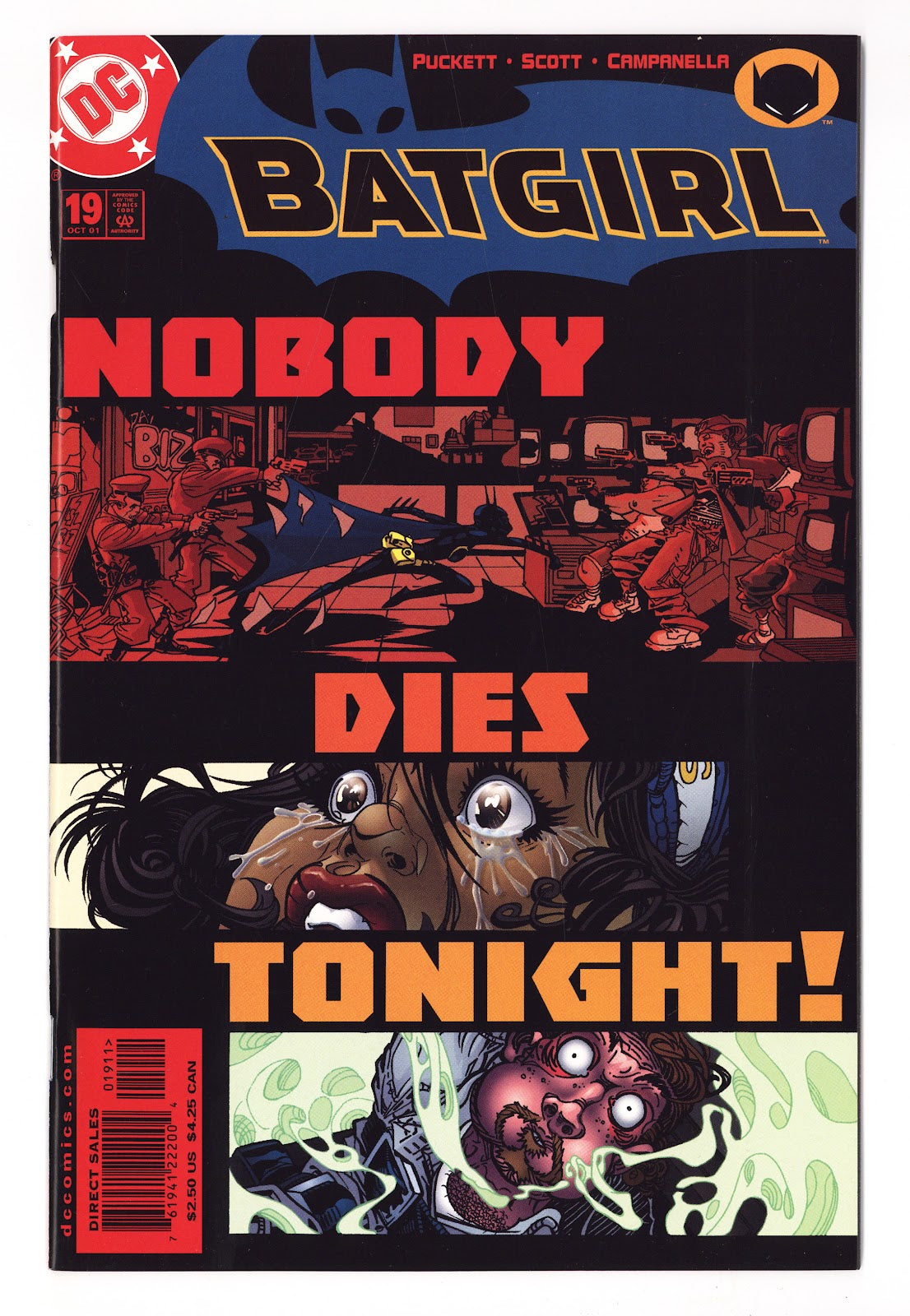 Batgirl Vol 1 19  High Grade   (2001)   Direct Sales  