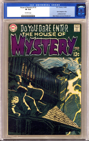 House of Mystery Vol 1 179 CGC 8.0 (VF) (1969)