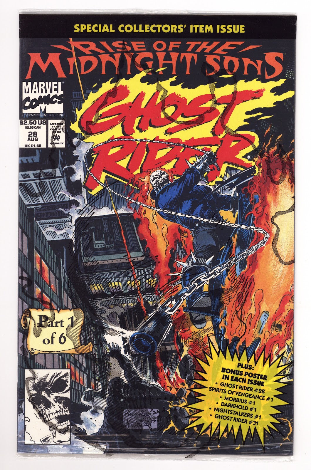 Ghost Rider Vol 2 28  New, Sealed   (1992)     