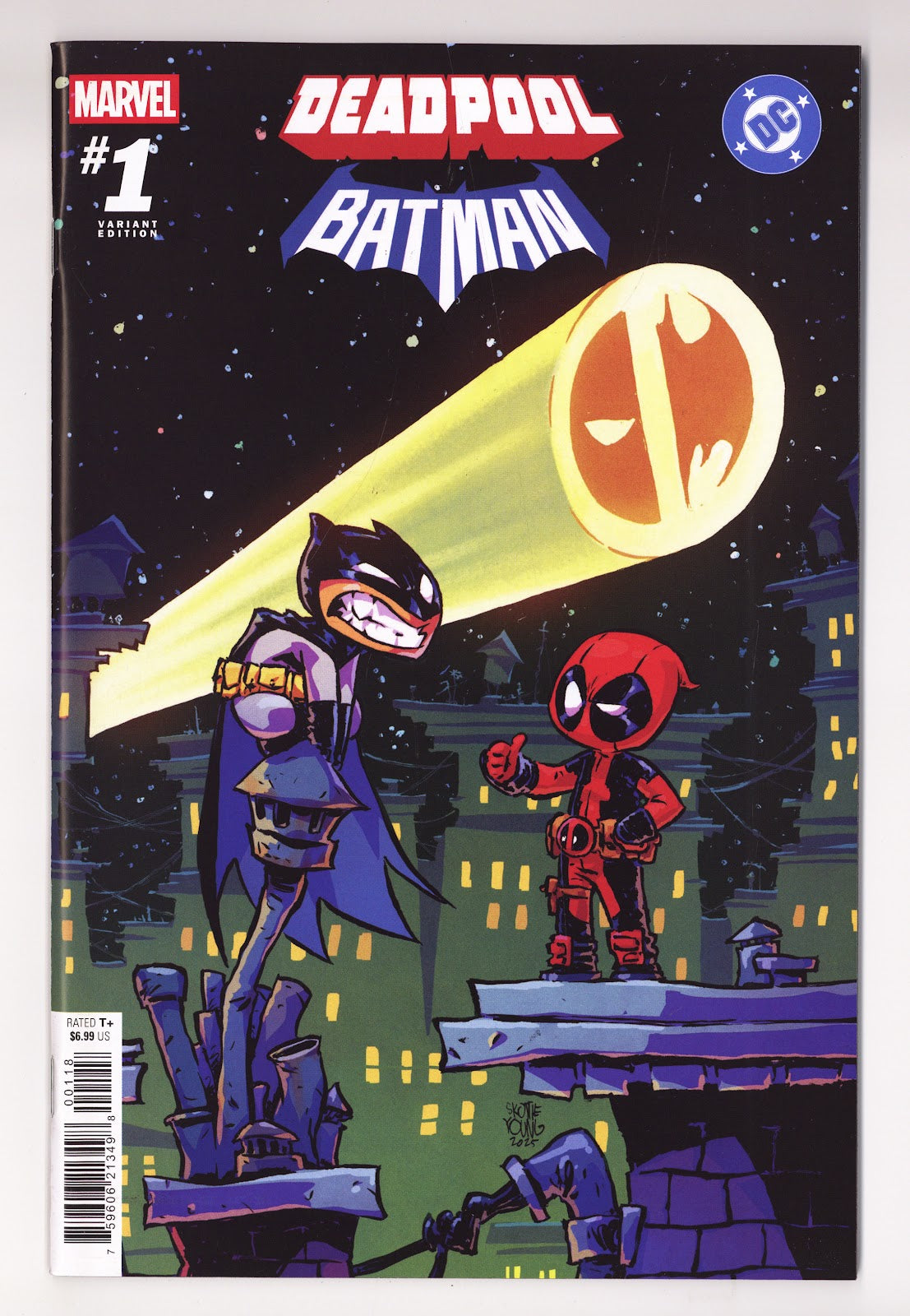 Marvel / DC: Deadpool / Batman 1 High Grade (2025) Young Variant 
