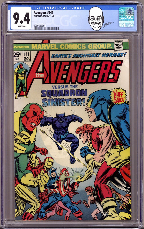 The Avengers Vol 1 141 CGC 9.4 (NM) (1975)