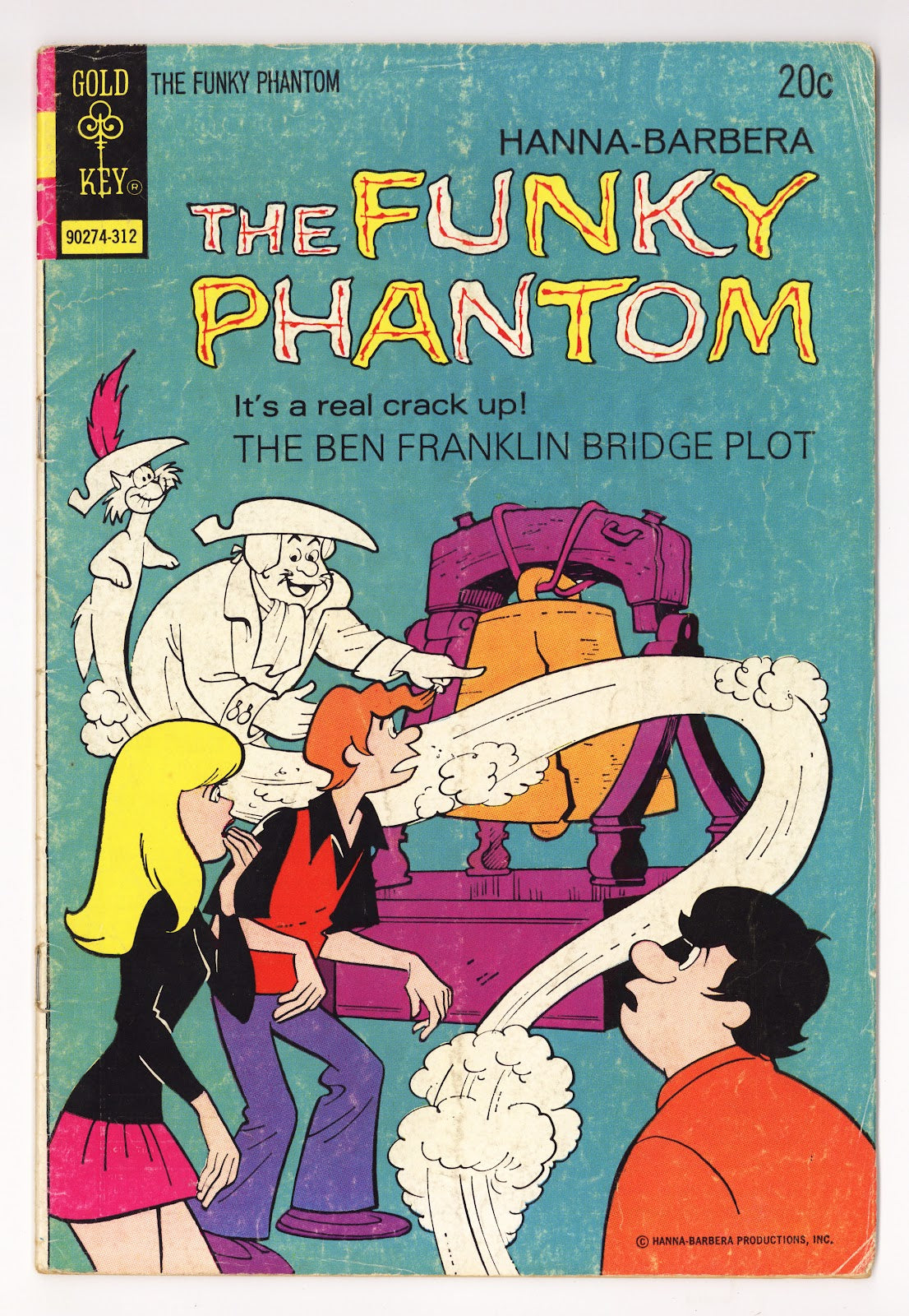 Hanna-Barbera the Funky Phantom   8  VG- (3.5)   (1973)     