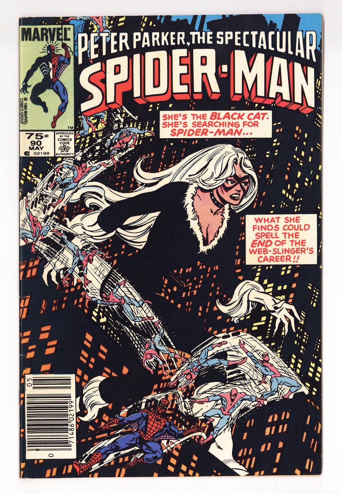 The Spectacular Spider-Man Vol 1 90 FN- (5.5) (1984) Canadian 