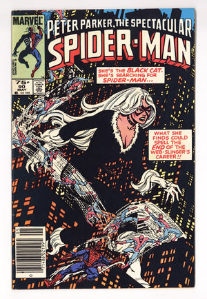 The Spectacular Spider-Man Vol 1 90 FN- (5.5) (1984) Canadian