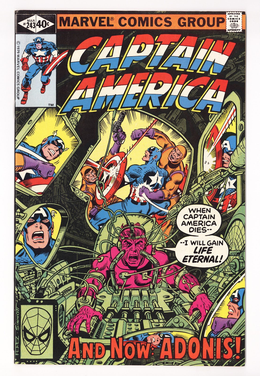 Captain America Vol 1 243 Mid Grade (1980) 