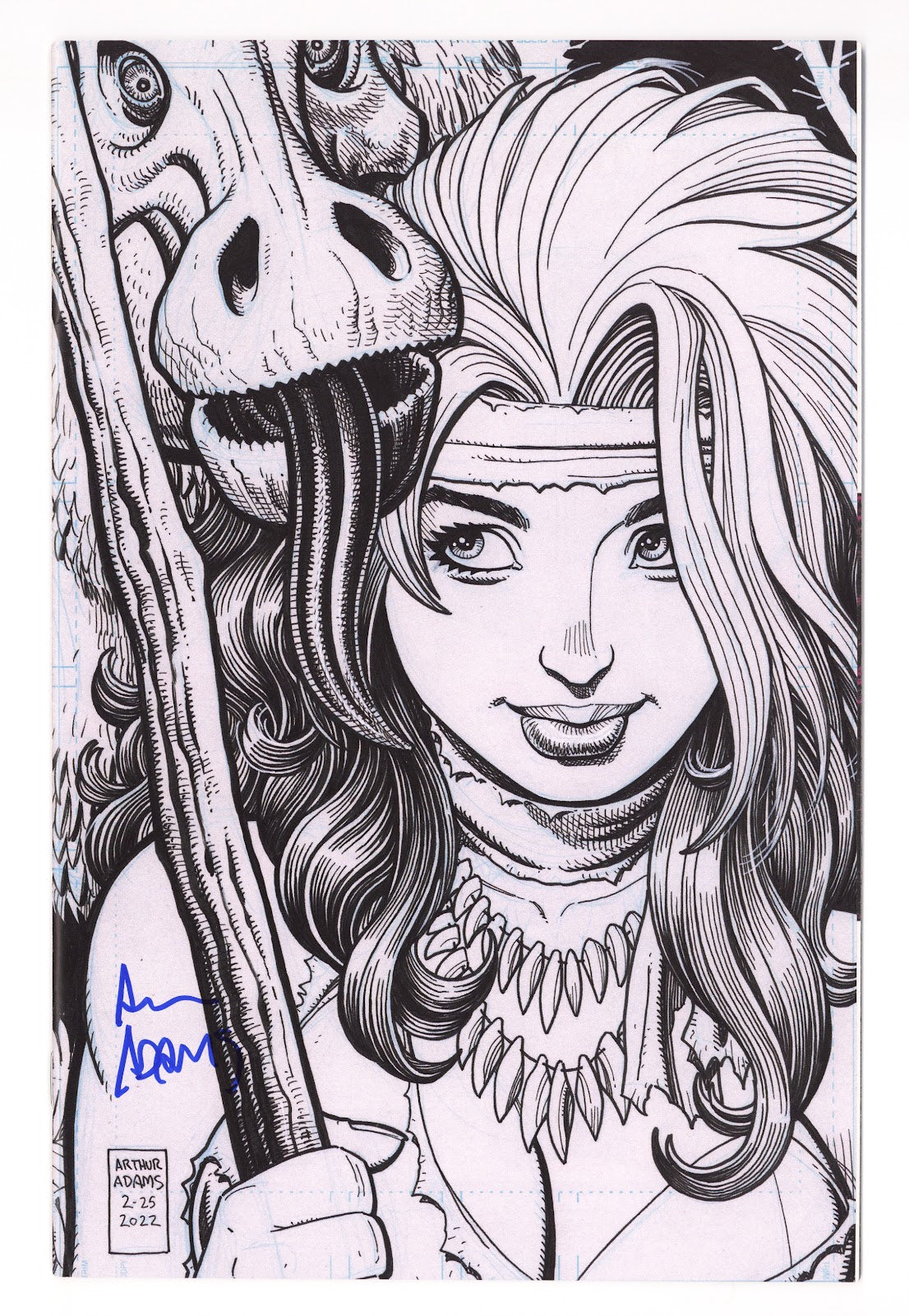 Rogue: The Savage Land 1 VF/NM (9.0) (2025) Adams Sketch Virgin Exclusive Variant Signed x1 Cover Art Adams 