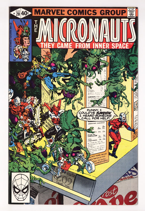 Micronauts Vol 1 20  High Grade   (1980)