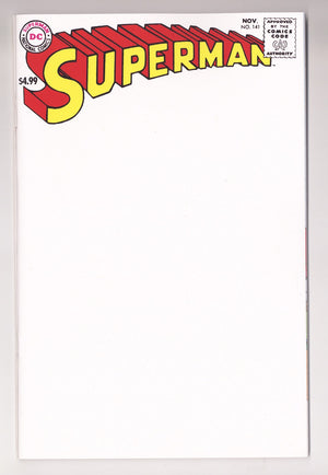 Superman Vol 1 141   Facsimile Blank Variant   (2026)