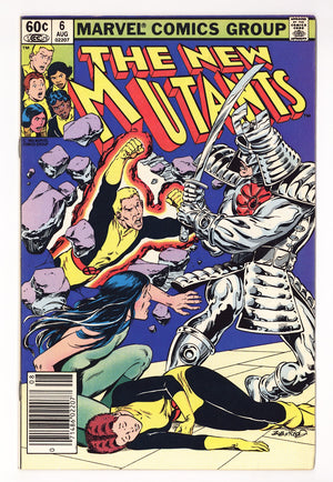 The New Mutants Vol 1 6 Mid Grade (1983) Newsstand