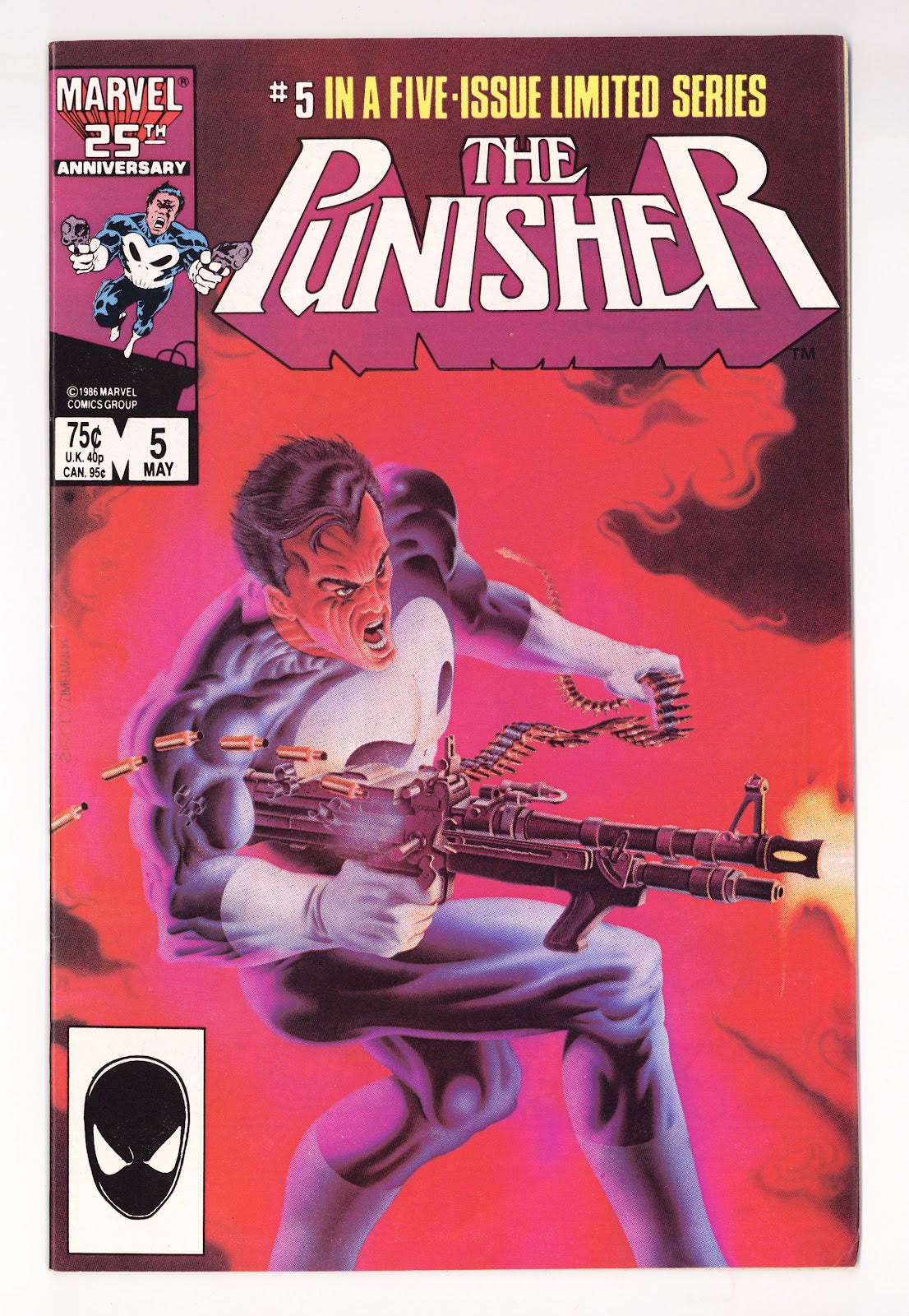 The Punisher Vol 1 5  VF (8.0)   (1986)     