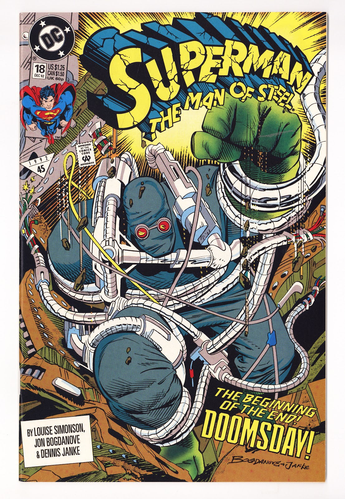 Superman: The Man of Steel 18 VF+ (8.5) (1992) 