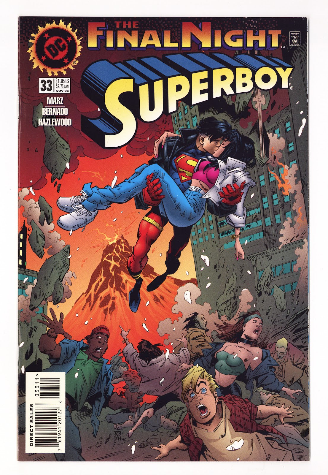 Superboy Vol 3 33  High Grade   (1996)   Direct Sales  