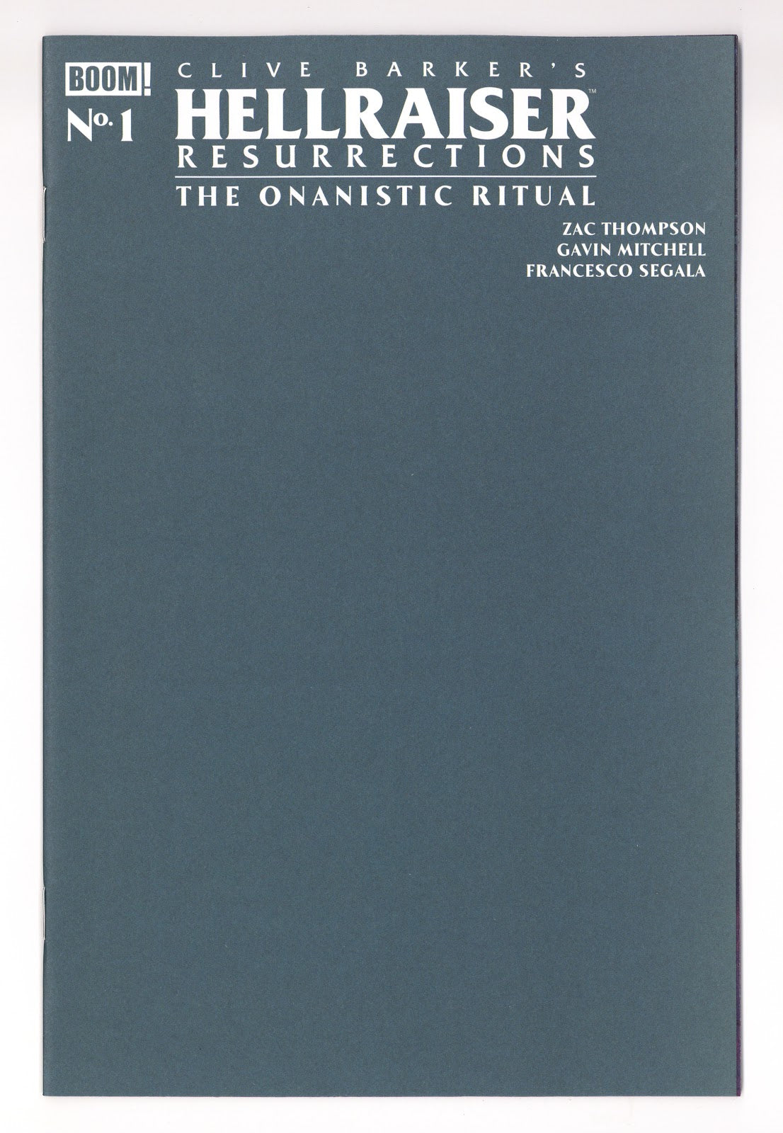 Hellraiser: Resurrections - The Onanistic Ritual 1 Sketch Blank Variant (2026)