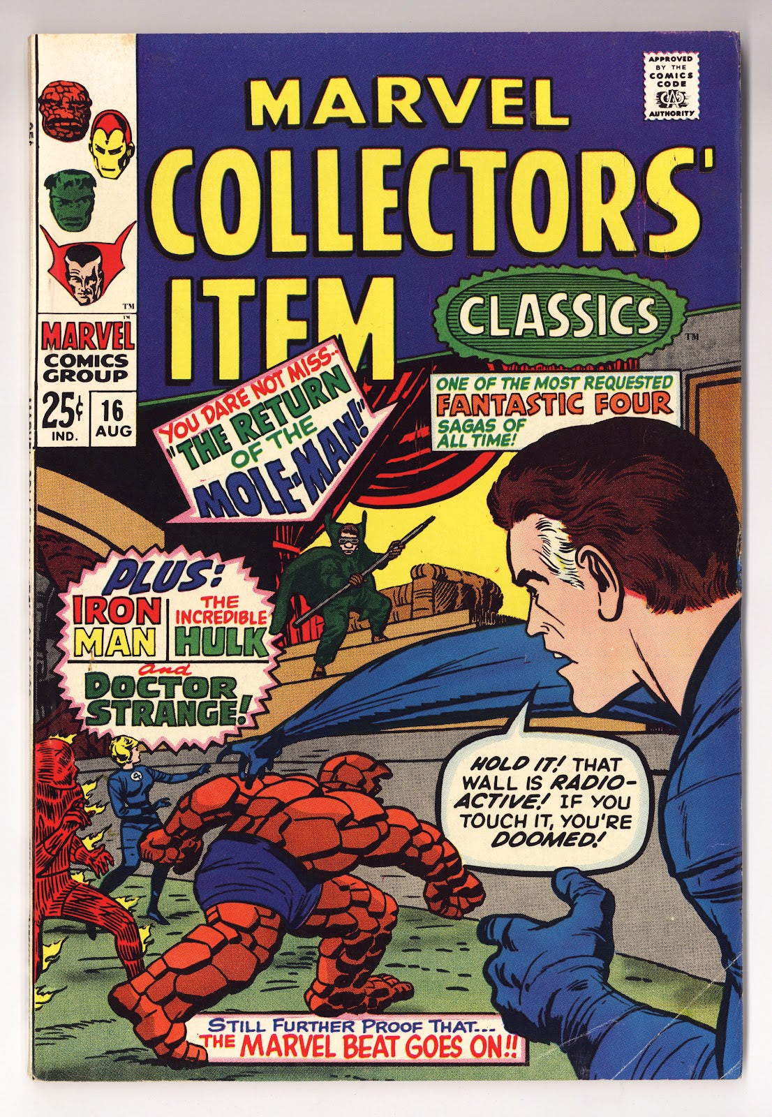 Marvel Collectors' Item Classics Vol 1 16  FN+ (6.5)   (1968)     