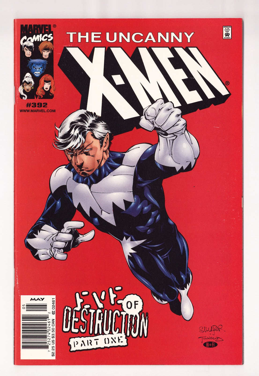 The Uncanny X-Men Vol 1 392  Mid Grade   (2001)   Newsstand