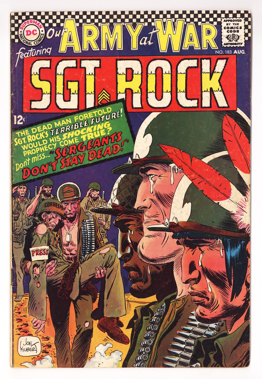 Our Army at War Vol 1 183  VG+ (4.5)   (1967)     