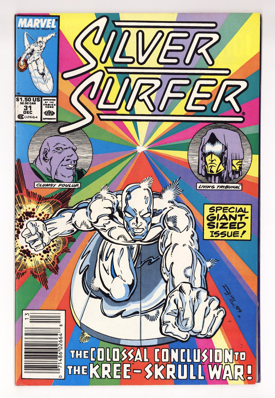 Silver Surfer Vol 3 31  Mid Grade   (1989)   Newsstand