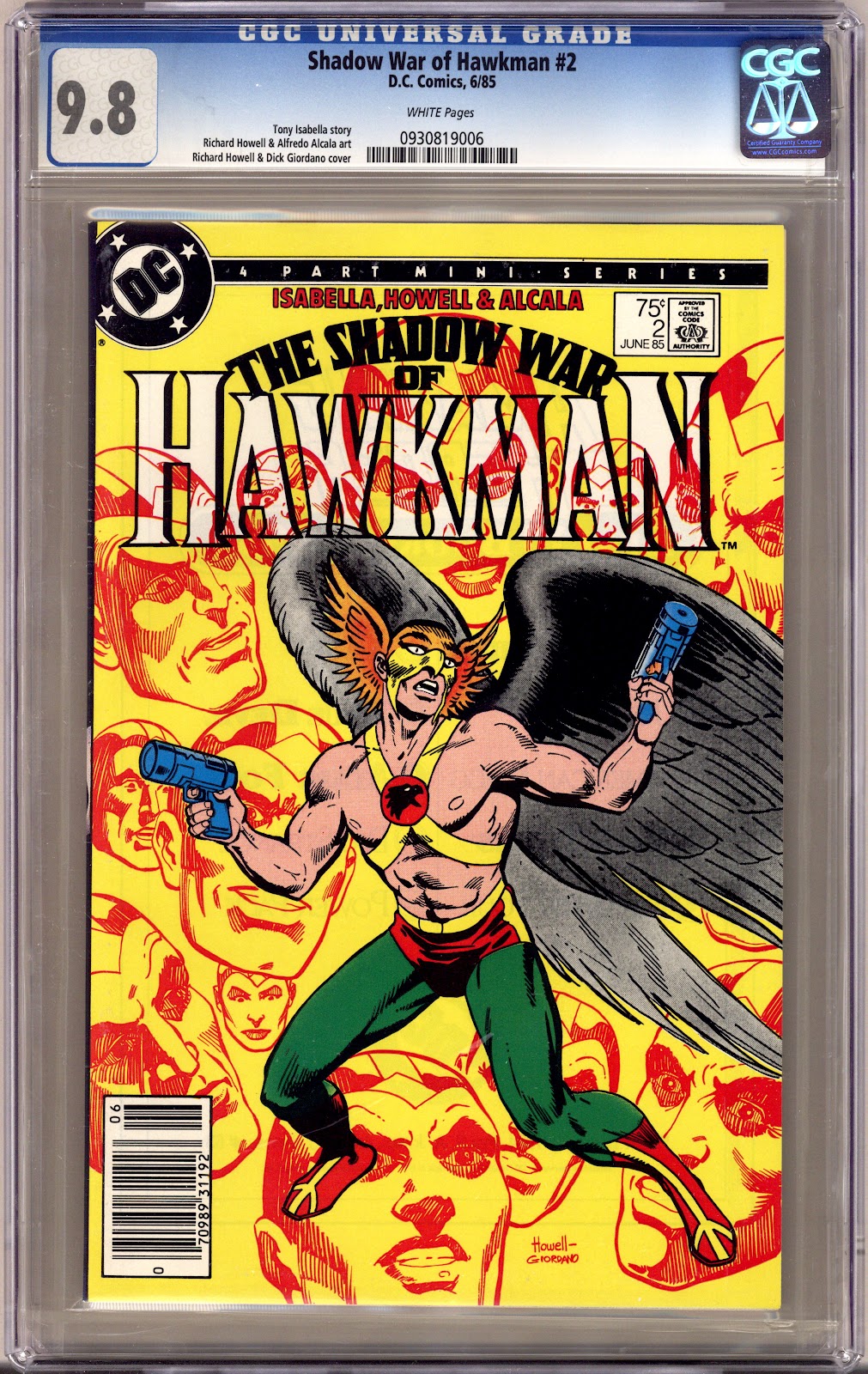The Shadow War of Hawkman   2 CGC 9.8 (NM/M)   (1985)   Newsstand  